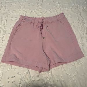 Loft High Rise Linen Shorts